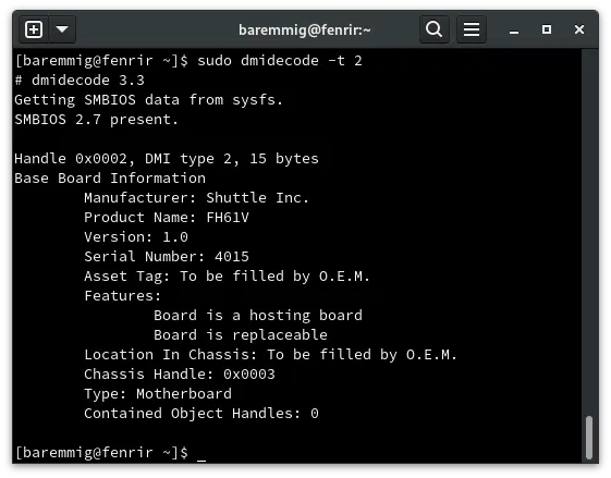 How To Find Motherboard Model And Serial Number In Linux Putorius